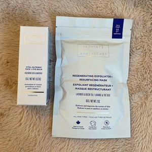 Brand New PROVINCE APOTHECARY
Vital N. Face and Eye Balm & Resurfacing Mask